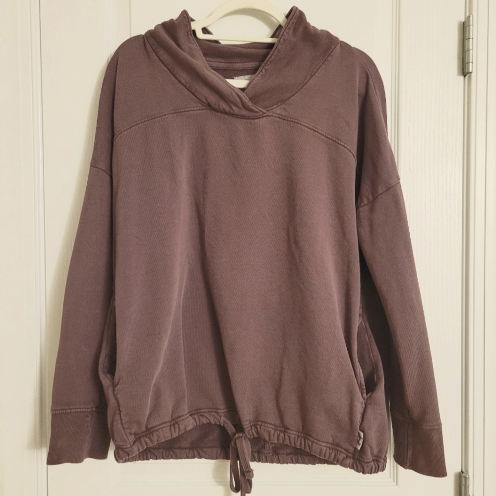 Pact | Organic Oversized Essential Sweatshirt | Pockets | Purple | Womens Large